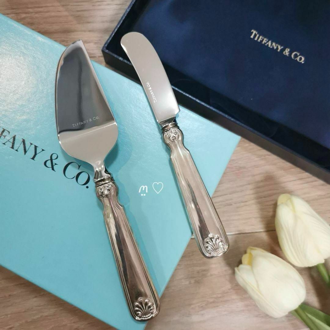 Tiffany & Co. - ティファニー ケーキサーバー バターナイフ シルバー Tiffany & Co. - ティファニー ケーキサーバー バターナイフ シルバー