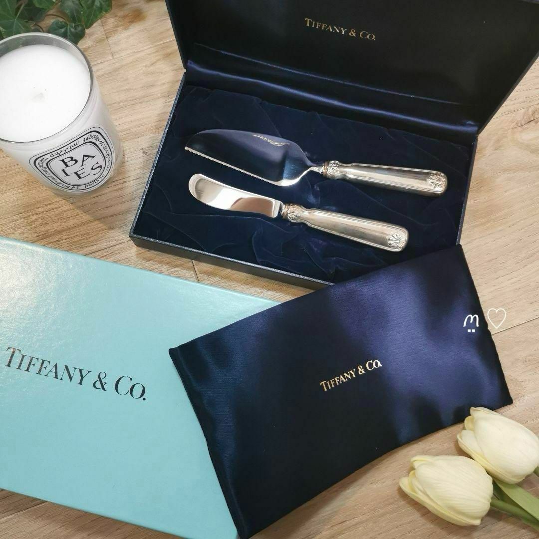 Tiffany & Co.(ティファニー)のティファニー　ケーキサーバー　バターナイフ　シルバーカトラリー　銀食器 インテリア/住まい/日用品のキッチン/食器(カトラリー/箸)の商品写真