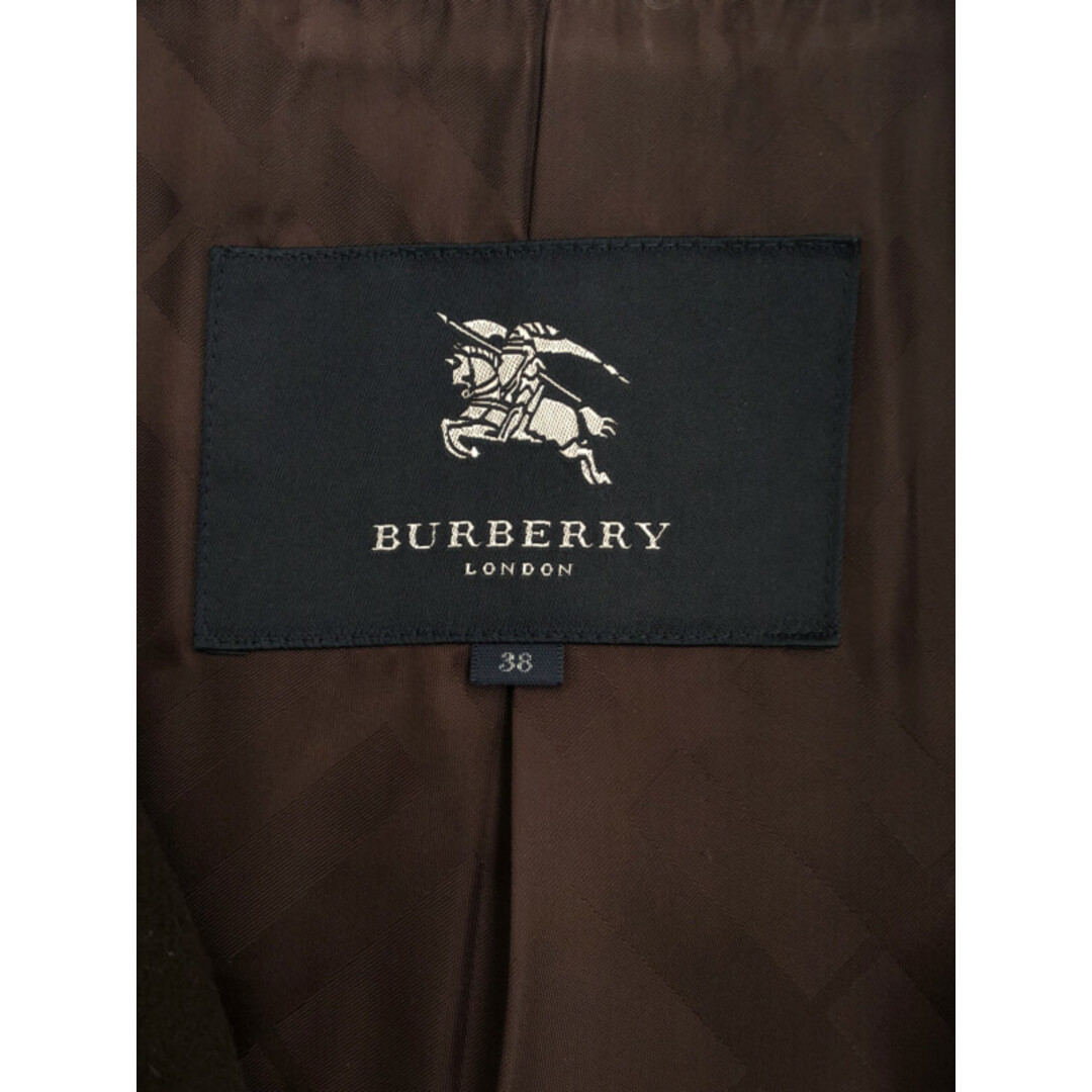 BURBERRY(バーバリー)のBURBERRY LONDON バーバリーロンドン カシミヤ混ウールステンカラーコート ブラウン 36 レディースのジャケット/アウター(その他)の商品写真