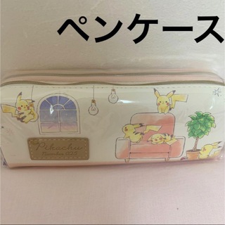 ピカチュウ　ペンケース　Pikachu025 ペンポーチ　筆箱　空　ピンク　鍵