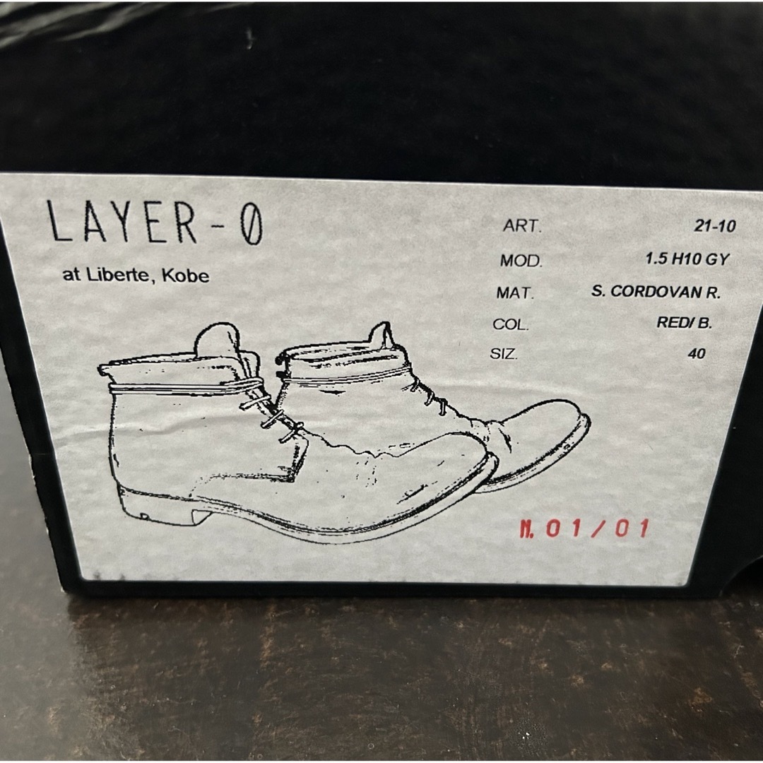 GUIDI(グイディ)のLayer-0 Ankle Boots Size 40 メンズの靴/シューズ(ブーツ)の商品写真