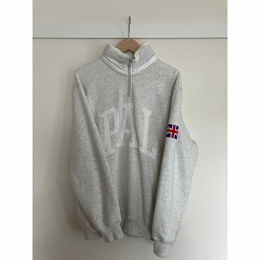 PALACE(パレス)のPALACE PAL GB 1/4 ZIP Light Grey Marl メンズのトップス(スウェット)の商品写真