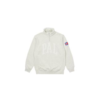 パレス(PALACE)のPALACE PAL GB 1/4 ZIP Light Grey Marl(スウェット)