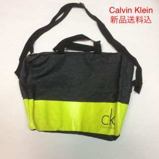 カルバンクライン(Calvin Klein)の【新品タグ付】Calvin Klein ブラックデニム オーバーナイトバッグ(ショルダーバッグ)