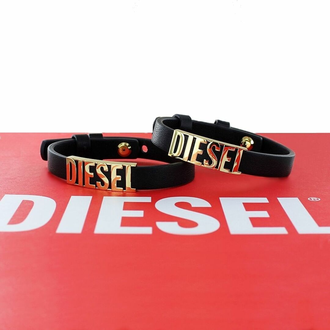 DIESEL(ディーゼル)のペアブレスレット お揃い ディーゼル レザーブレスレット ブランド おしゃれ メンズ レディース カップル 男性 女性 プレゼント ペアアクセサリー ペアジュエリー ペアギフト 誕生日 記念日 贈り物  メンズのアクセサリー(ブレスレット)の商品写真