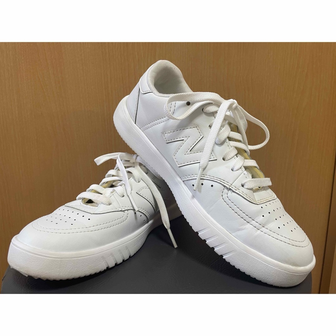 New Balance ニューバランス スニーカー 白系 3603225E0026 New Balance - ニューバランス白スニーカー25㎝の通販 by