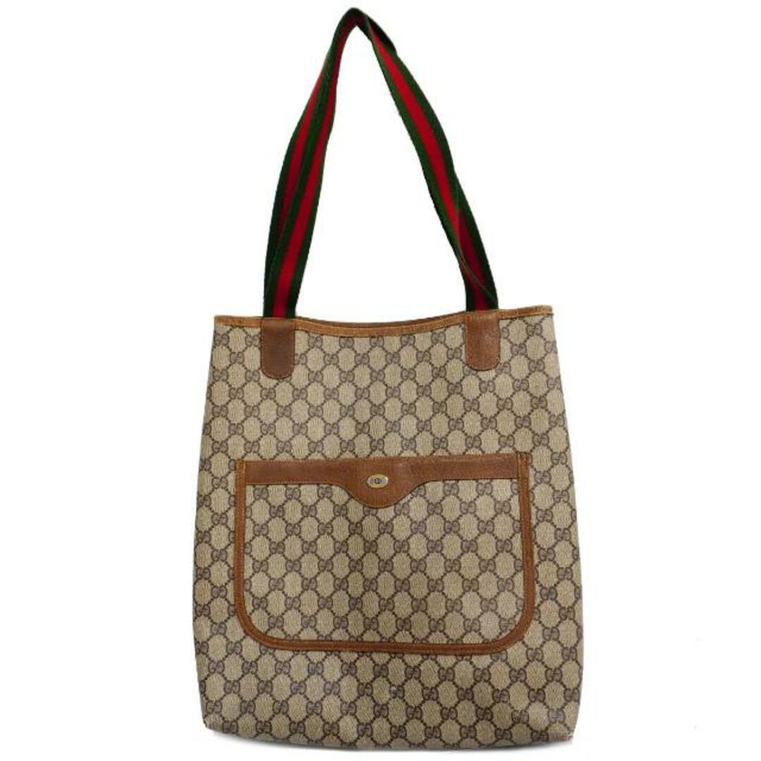 レビュー高評価のおせち贈り物
 【4ee5865】グッチ グッチ（GUCCI）GGスプリーム｜シェリーライン｜ハンドバッグ｜トート トートバッグ/GGスプリーム/シェリーライン/56 02 GGスプリームトートバッグ 003/PVC/レザー/ブラウン/ベージュ GUCCI バッグ