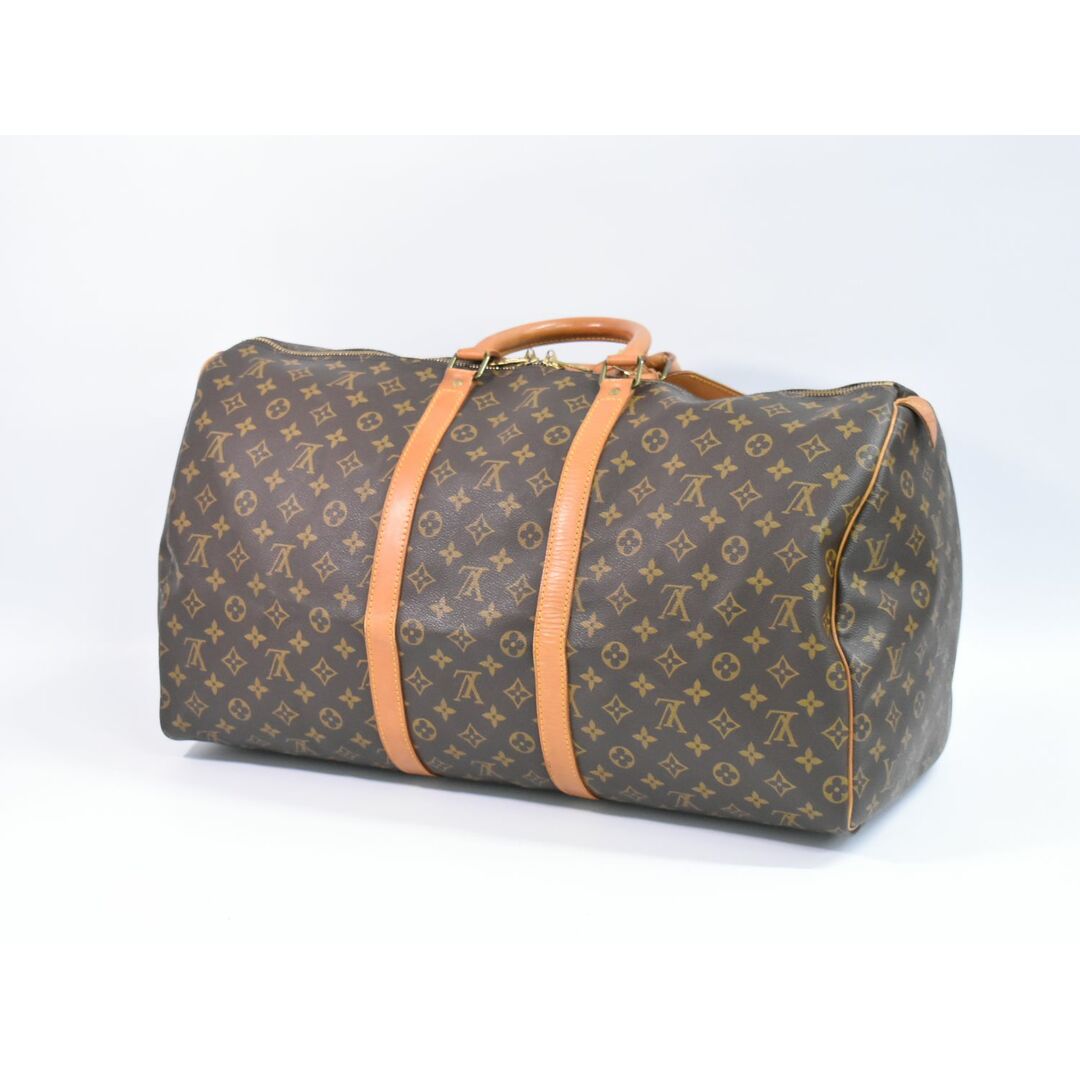 本物 ルイヴィトン LOUIS VUITTON LV キーポル 55 モノグラム 本物 ルイヴィトン LOUIS VUITTON LV キーポル 55 モノグラム