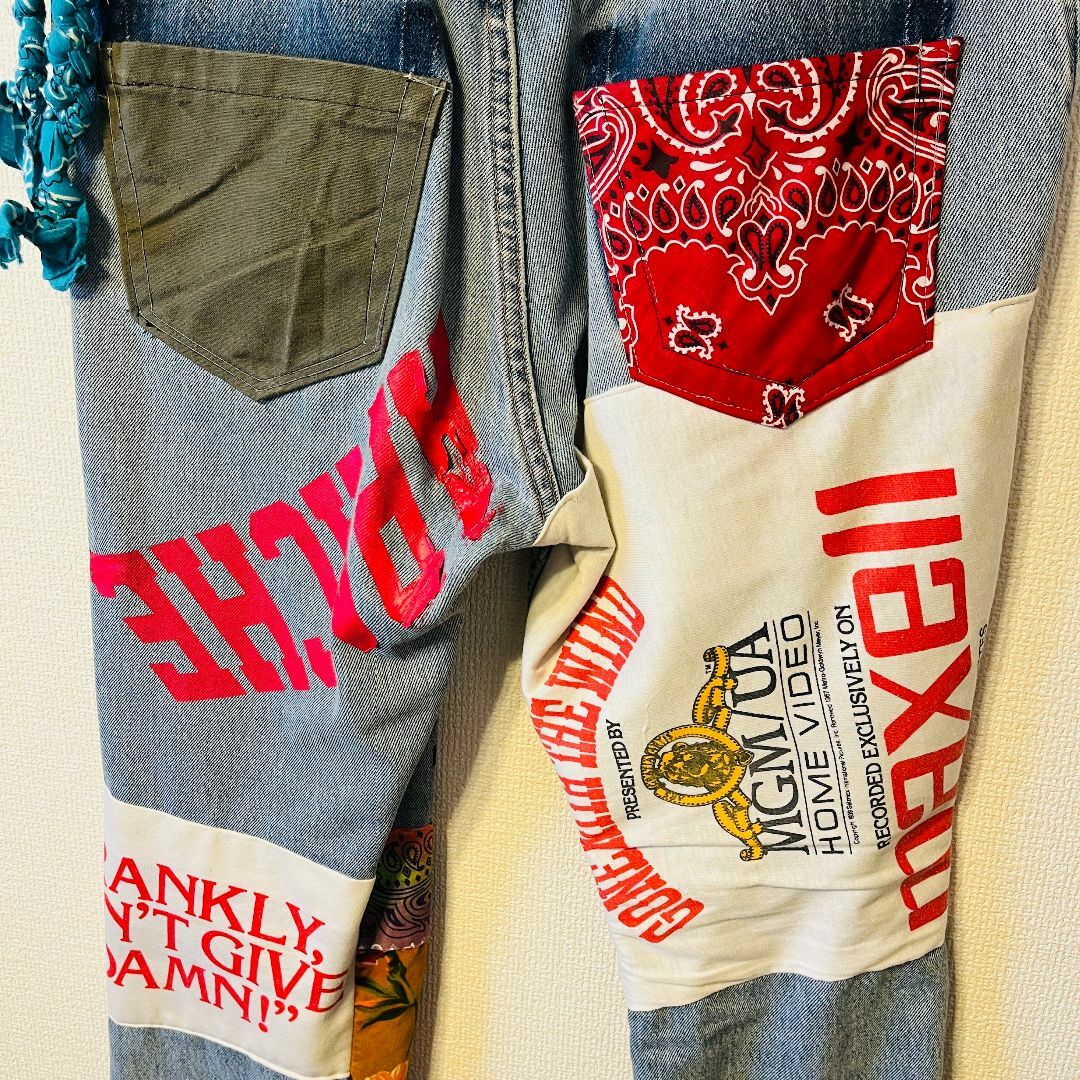 Levi's(リーバイス)のAPACHE customize DENIM Pants Lサイズ Levis メンズのパンツ(デニム/ジーンズ)の商品写真