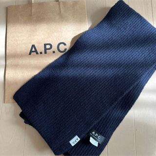 アーペーセー(A.P.C)のA.P.C ニットマフラー　美品(マフラー/ショール)