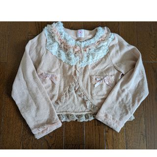 アクシーズファムキッズ(axes femme kids)のアクシーズファム　カーディガン　ボレロ(カーディガン)