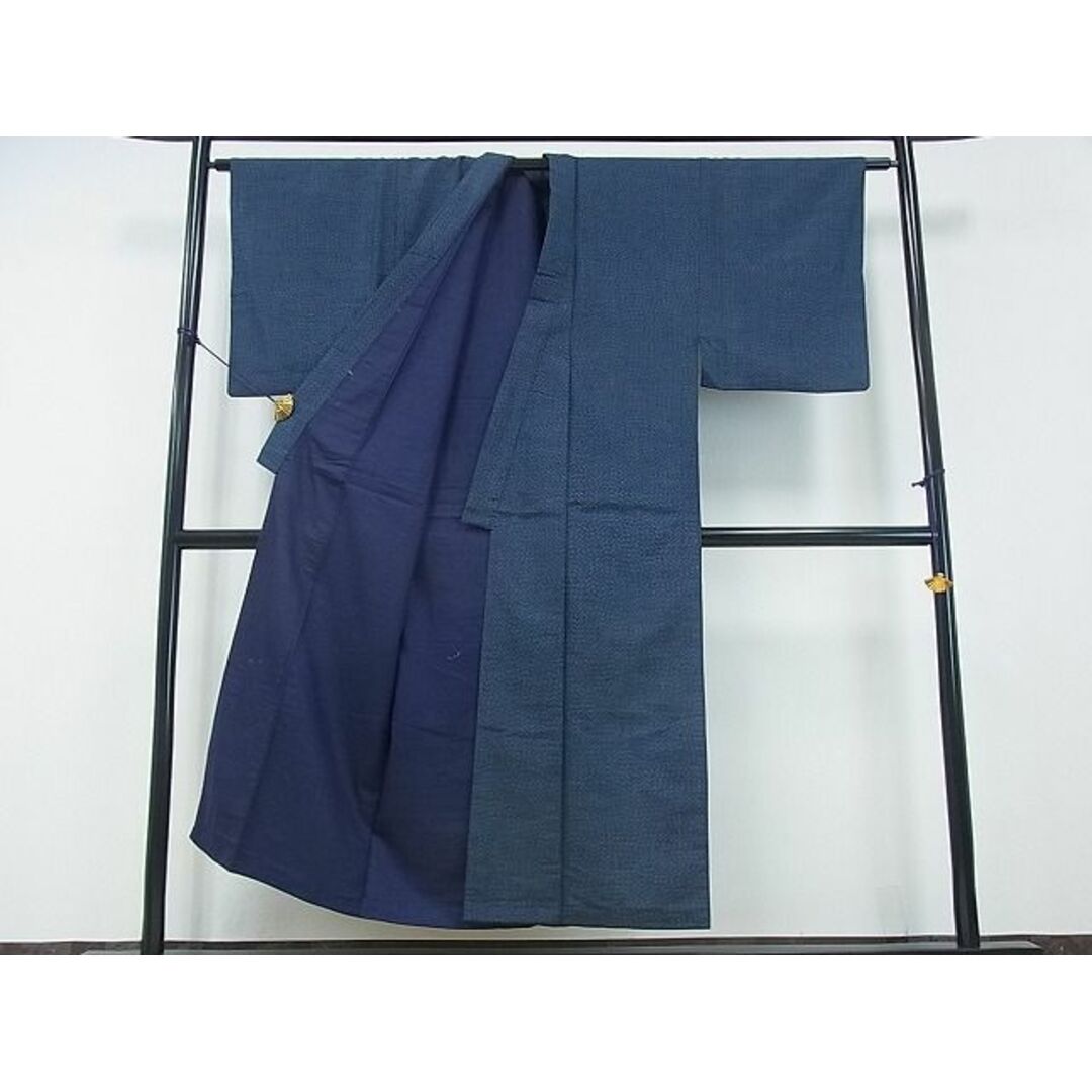 平和屋野田店■男性　紬　変わり格子　逸品　tw2701 メンズの水着/浴衣(着物)の商品写真