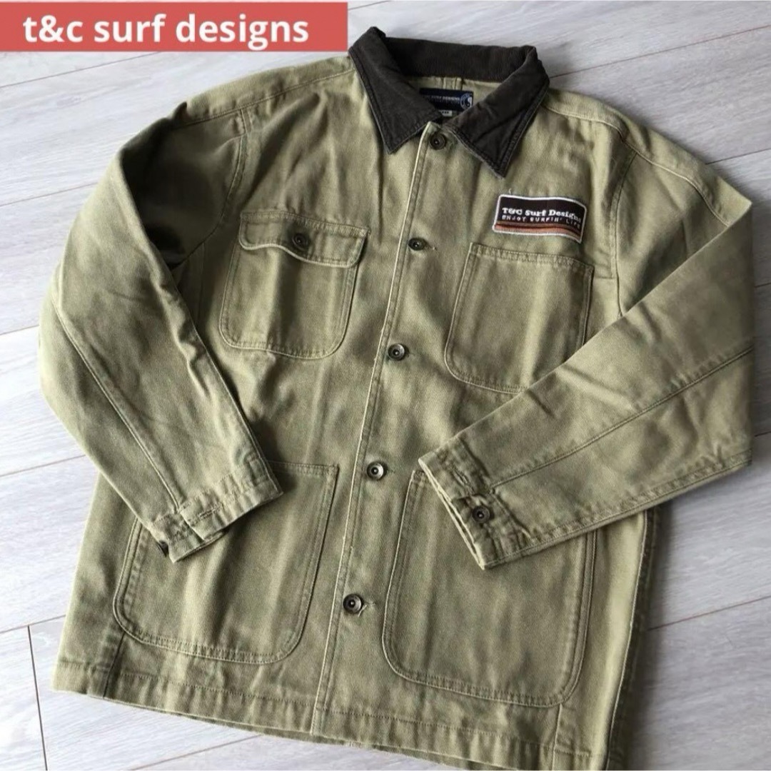 Town & Country(タウンアンドカントリー)のt&c surf designs メンズ　ジャケット　L メンズのジャケット/アウター(ブルゾン)の商品写真