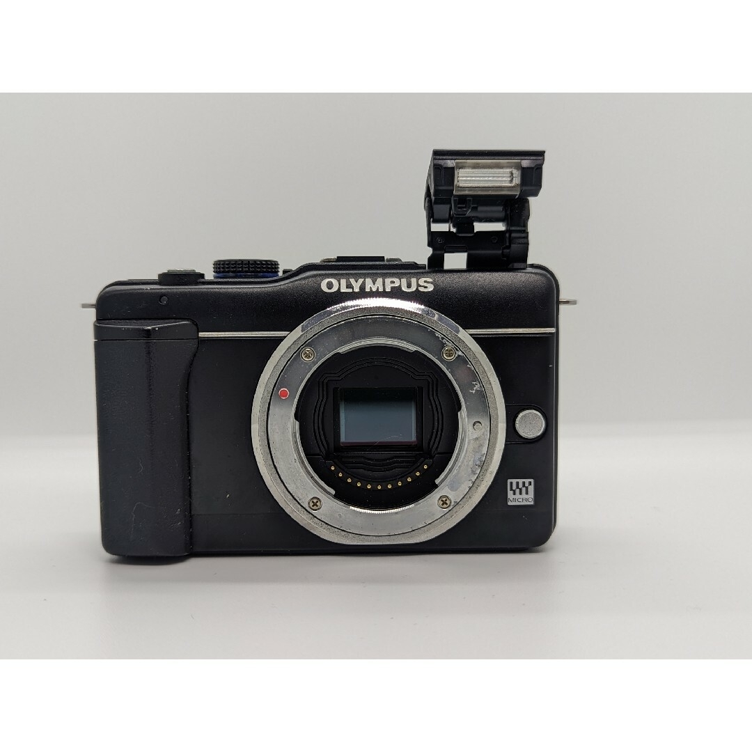 OLYMPUS(オリンパス)の2月1日限定価格✨OLYMPUS E-PL1S ボディ ブラック スマホ/家電/カメラのカメラ(ミラーレス一眼)の商品写真