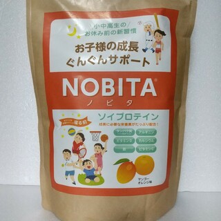 NOBITA ノビタ ソイプロテイン マンゴーオレンジ味 600g(プロテイン)