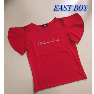 イーストボーイ(EASTBOY)の《美品》EASTBOY イーストボーイ 半袖Tシャツ 【レッド】(Tシャツ/カットソー)