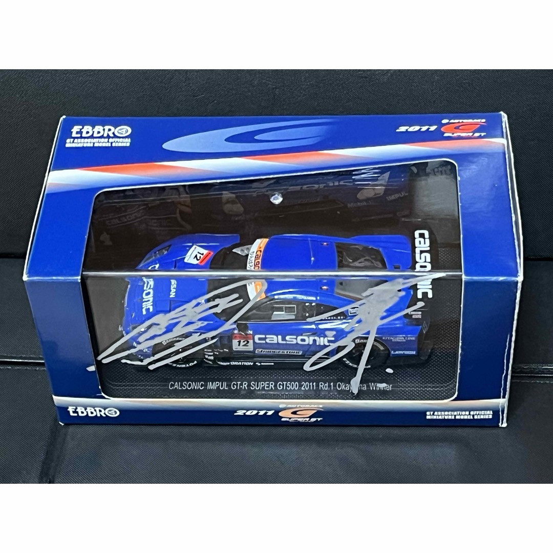 日産(ニッサン)のエブロ 1/43 スーパーGT500 カルソニック インパル GT-R Rd.1 エンタメ/ホビーのおもちゃ/ぬいぐるみ(ミニカー)の商品写真