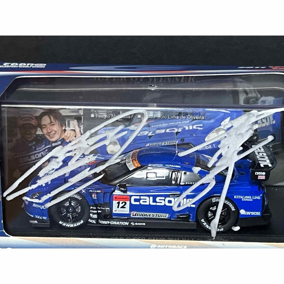 日産(ニッサン)のエブロ 1/43 スーパーGT500 カルソニック インパル GT-R Rd.1 エンタメ/ホビーのおもちゃ/ぬいぐるみ(ミニカー)の商品写真