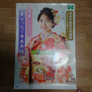 蓼沼優衣　年末年始無災害運動ポスター(アイドルグッズ)