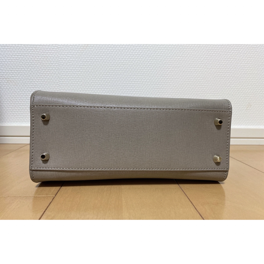 FURLA フルラ 2way ミニ ショルダー ハンド バッグ グレー