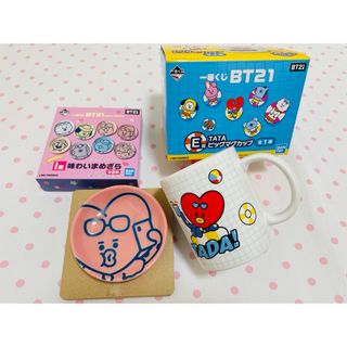 ビーティーイシビル(BT21)のBTS BT21 一番くじ TATA マグカップ＆豆皿(グラス/カップ)