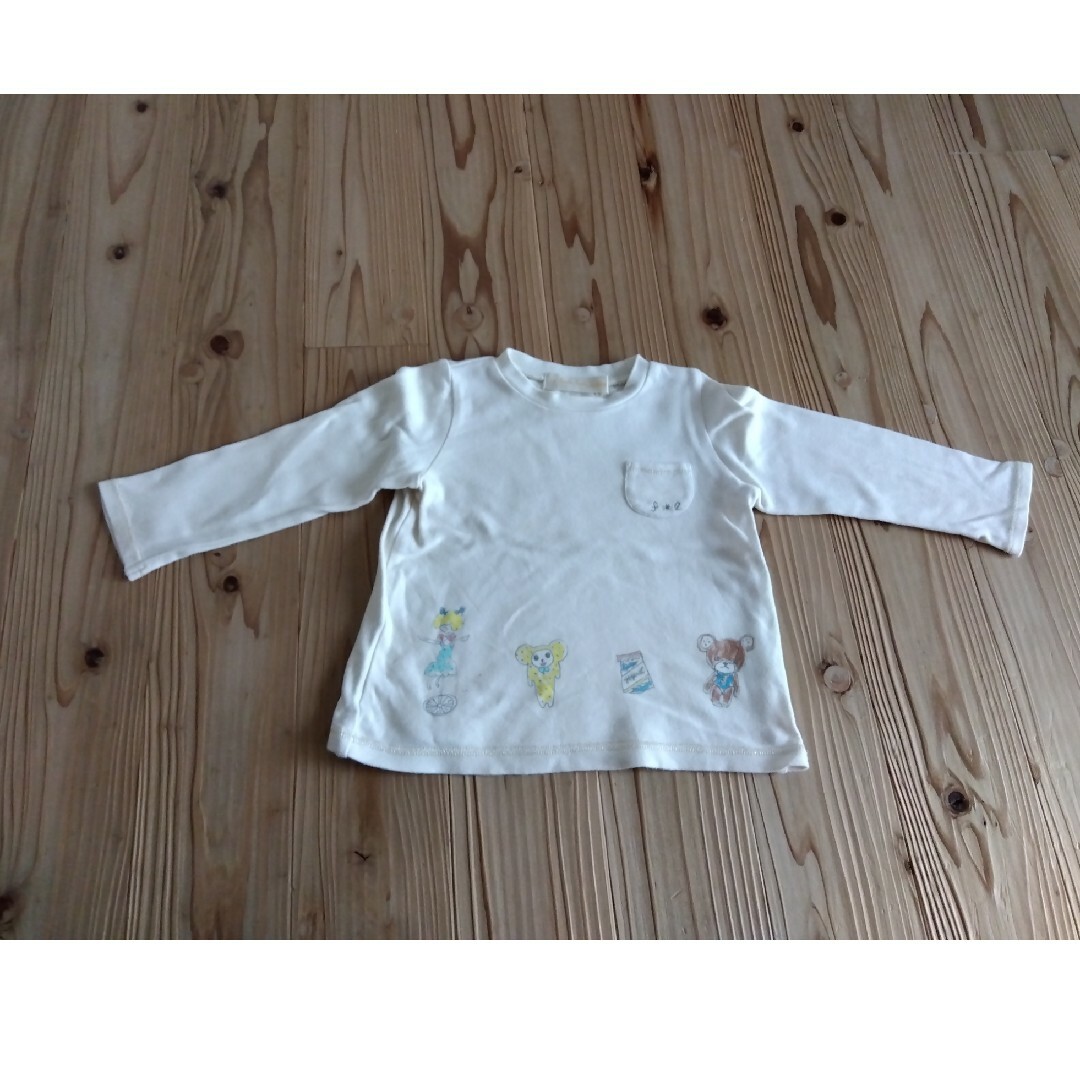 franche lippee(フランシュリッペ)のfranche lippee　長袖Tシャツ キッズ/ベビー/マタニティのキッズ服女の子用(90cm~)(Tシャツ/カットソー)の商品写真