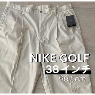 ナイキ(NIKE)の90s ナイキゴルフ スラックス ツータック センタープレス カジュアル パンツ(スラックス)