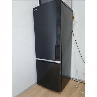 トウシバ(東芝)のTOSHIBA 2ドア冷蔵庫 GR-P17BS (K)単身冷蔵庫・洗濯機‼️(冷蔵庫)