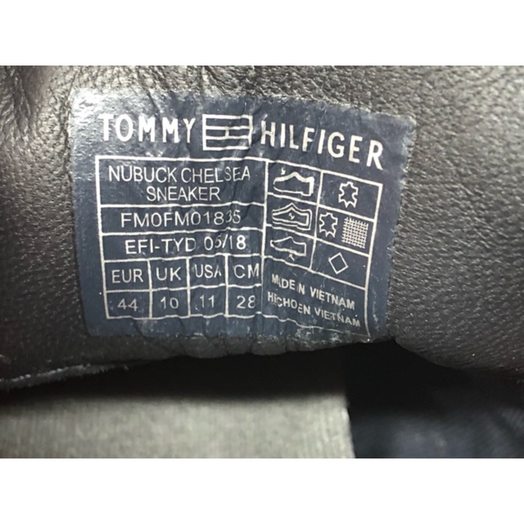 TOMMY HILFIGER(トミーヒルフィガー)のTOMMY HILFIGER(トミーヒルフィガー) ヌバックレザー チャッカ スニーカー チェルシーブーツ TH COMFORT 28cm ネイビー 【C0803-007】 メンズの靴/シューズ(ブーツ)の商品写真