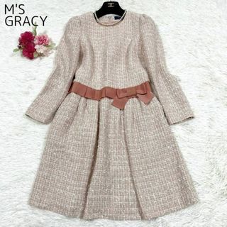 M'S GRACY*レース襟付きワンピース