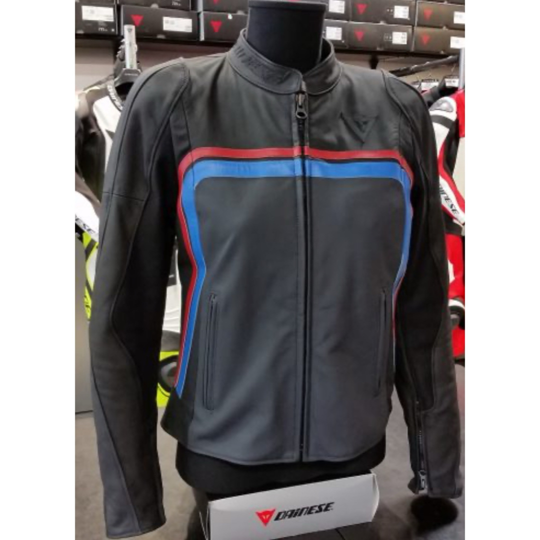 DANESE(ダネーゼ)のDAINESE ダイネーゼ　レザージャケット　レディース　黒　Mサイズ　美品 自動車/バイクのバイク(装備/装具)の商品写真