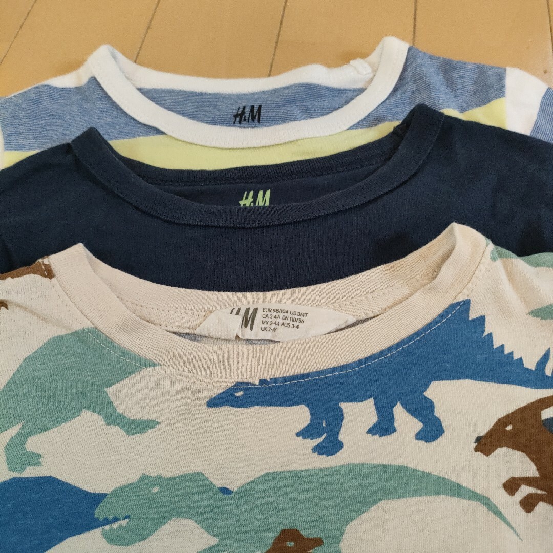 H&M(エイチアンドエム)のＨ＆М　Tシャツ　セット キッズ/ベビー/マタニティのキッズ服男の子用(90cm~)(Tシャツ/カットソー)の商品写真