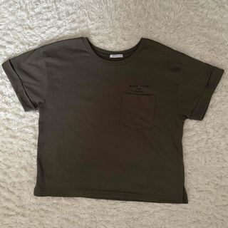 ハニーズ(HONEYS)のHoneys Tシャツ ショート丈 カーキ colza(Tシャツ(半袖/袖なし))