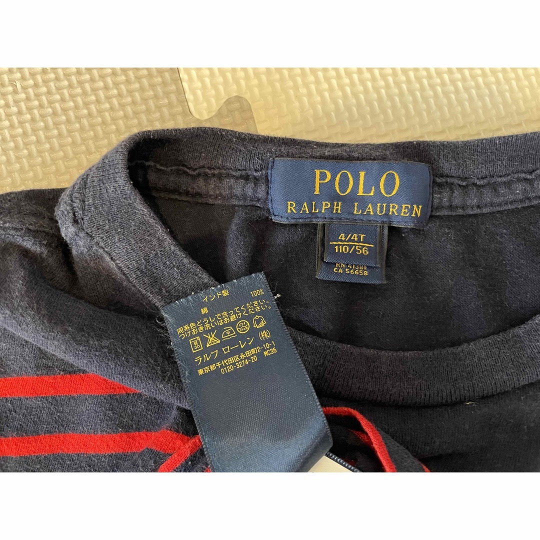 POLO RALPH LAUREN(ポロラルフローレン)のPOLO 長袖 Tシャツ 110 キッズ/ベビー/マタニティのキッズ服男の子用(90cm~)(Tシャツ/カットソー)の商品写真