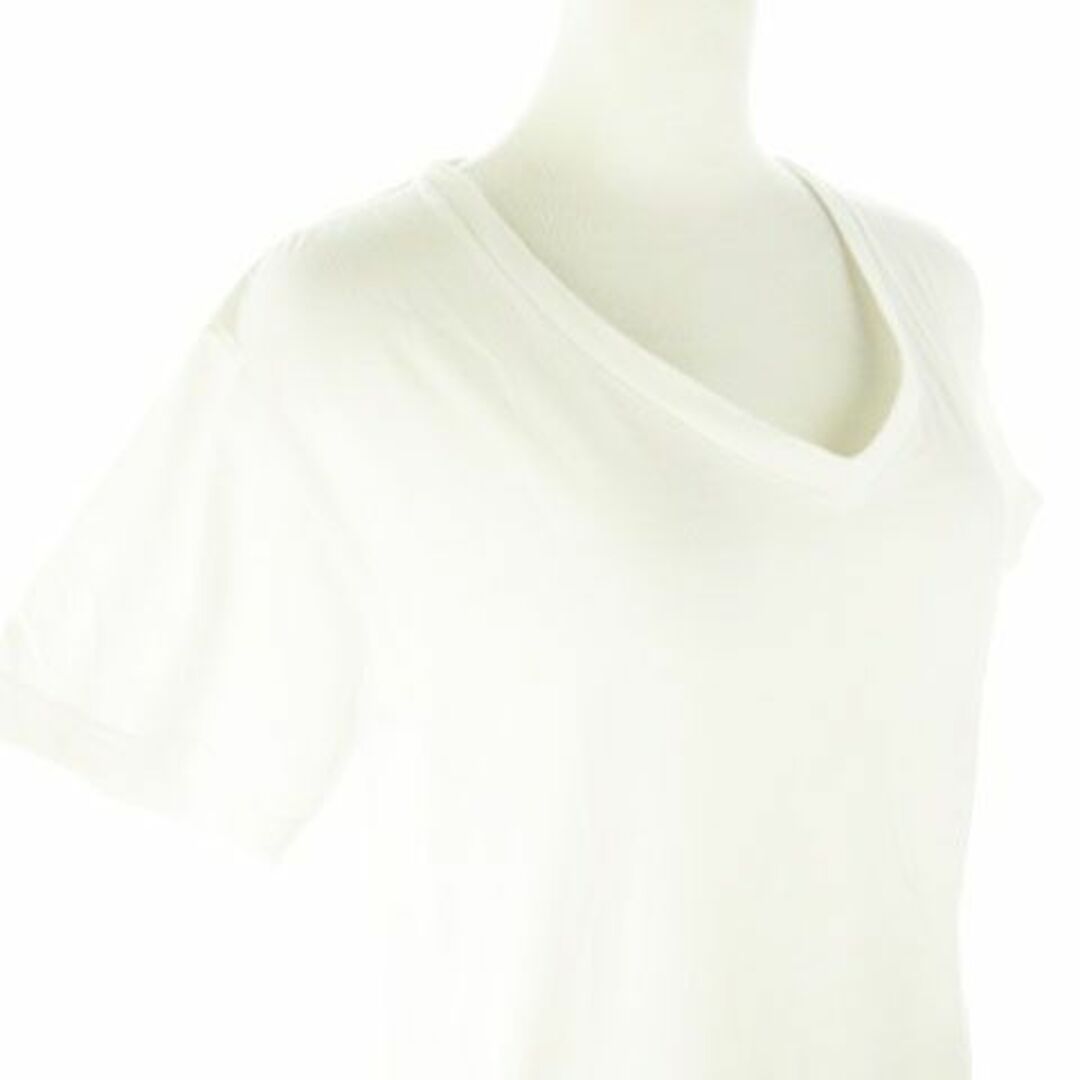Ungrid(アングリッド)のUngrid 半袖Tシャツ コットン F 白 220530AH12A  レディースのトップス(Tシャツ(半袖/袖なし))の商品写真
