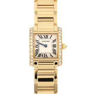 カルティエ(Cartier)のカルティエ タンクフランセーズSM YG/D WE1001R8 YG クォーツ(腕時計)