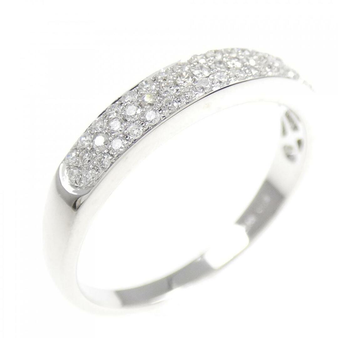 K18WG パヴェ ダイヤモンド リング 0.25CT レディースのアクセサリー(リング(指輪))の商品写真