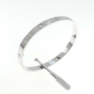 カルティエ(Cartier)のカルティエ ラブブレスレット ハーフダイヤ 4P(ブレスレット/バングル)