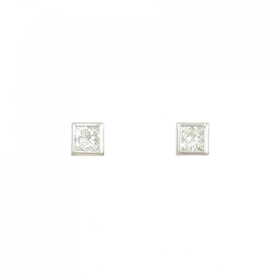 ご注意くださいPT ダイヤモンド ピアス 0.50CT