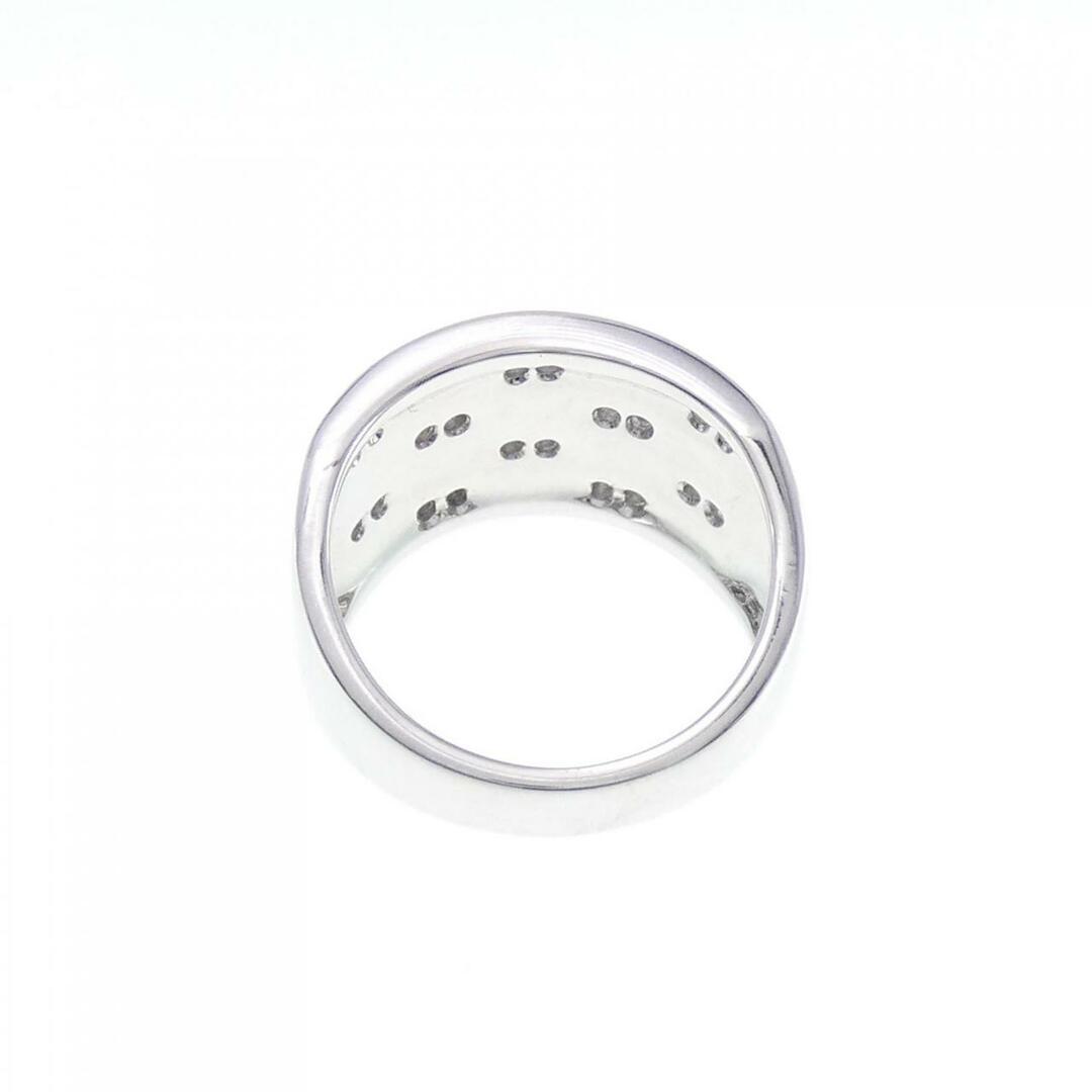 K18WG サンゴ リング レディースのアクセサリー(リング(指輪))の商品写真