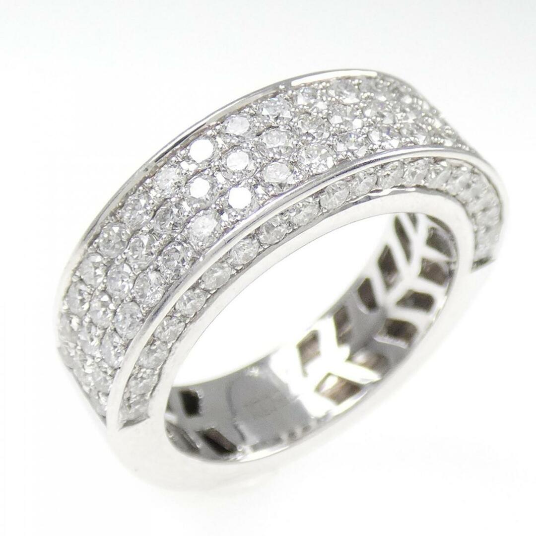 750WG パヴェ ダイヤモンド リング 1.15CT レディースのアクセサリー(リング(指輪))の商品写真