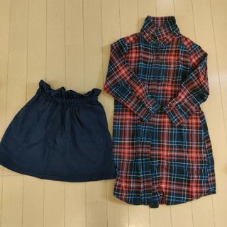 ユニクロ(UNIQLO)の120 ユニクロ　女の子(ワンピース)