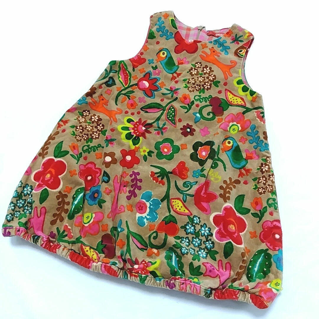 OILILY(オイリリー)のoilily オイリリー　バルーンスカートワンピース　インド製 キッズ/ベビー/マタニティのキッズ服女の子用(90cm~)(ワンピース)の商品写真