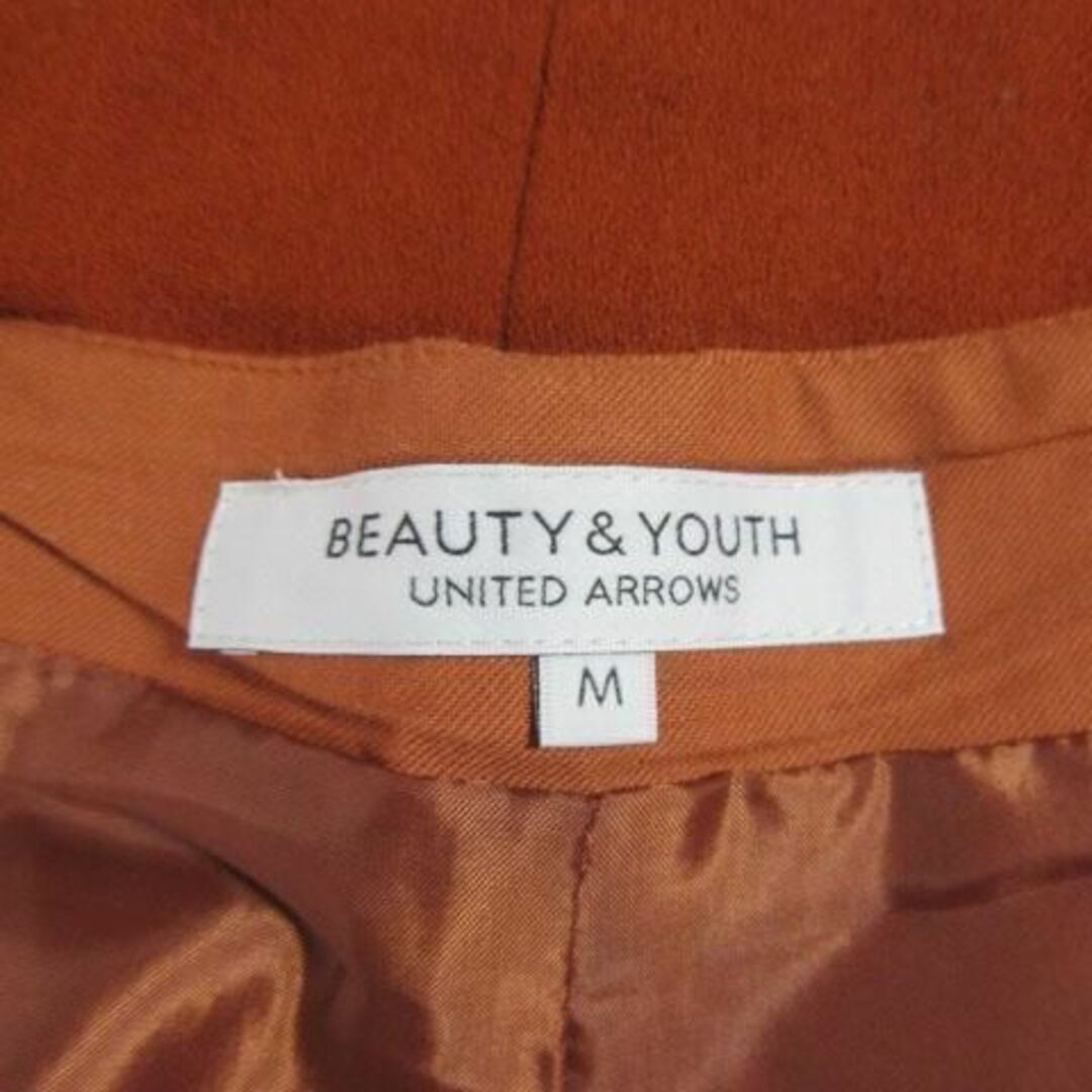 BEAUTY&YOUTH UNITED ARROWS(ビューティアンドユースユナイテッドアローズ)のB&Y ショートパンツ キュロット ウール M テラコッタ 210215IK8A レディースのパンツ(ショートパンツ)の商品写真