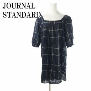 JOURNAL STANDARD - ジャーナルスタンダード チュニック 五分袖 青 210405YH13A