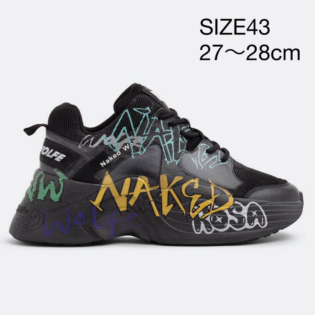 LHP(エルエイチピー)のNaked Wolfe Titan Graffiti　スニーカー メンズの靴/シューズ(スニーカー)の商品写真