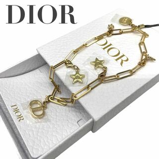 クリスチャンディオール(Christian Dior)の未使用品 保護フィルム付 DIOR ディオール チャーム CDロゴ ゴールド(その他)