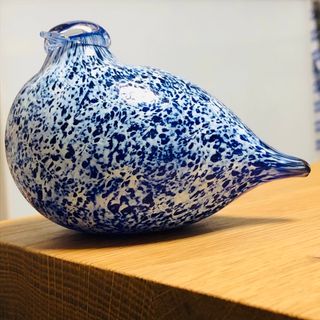 iittala - イッタラ　バード　レア　ヴィンテージ  ブルー　ホワイト