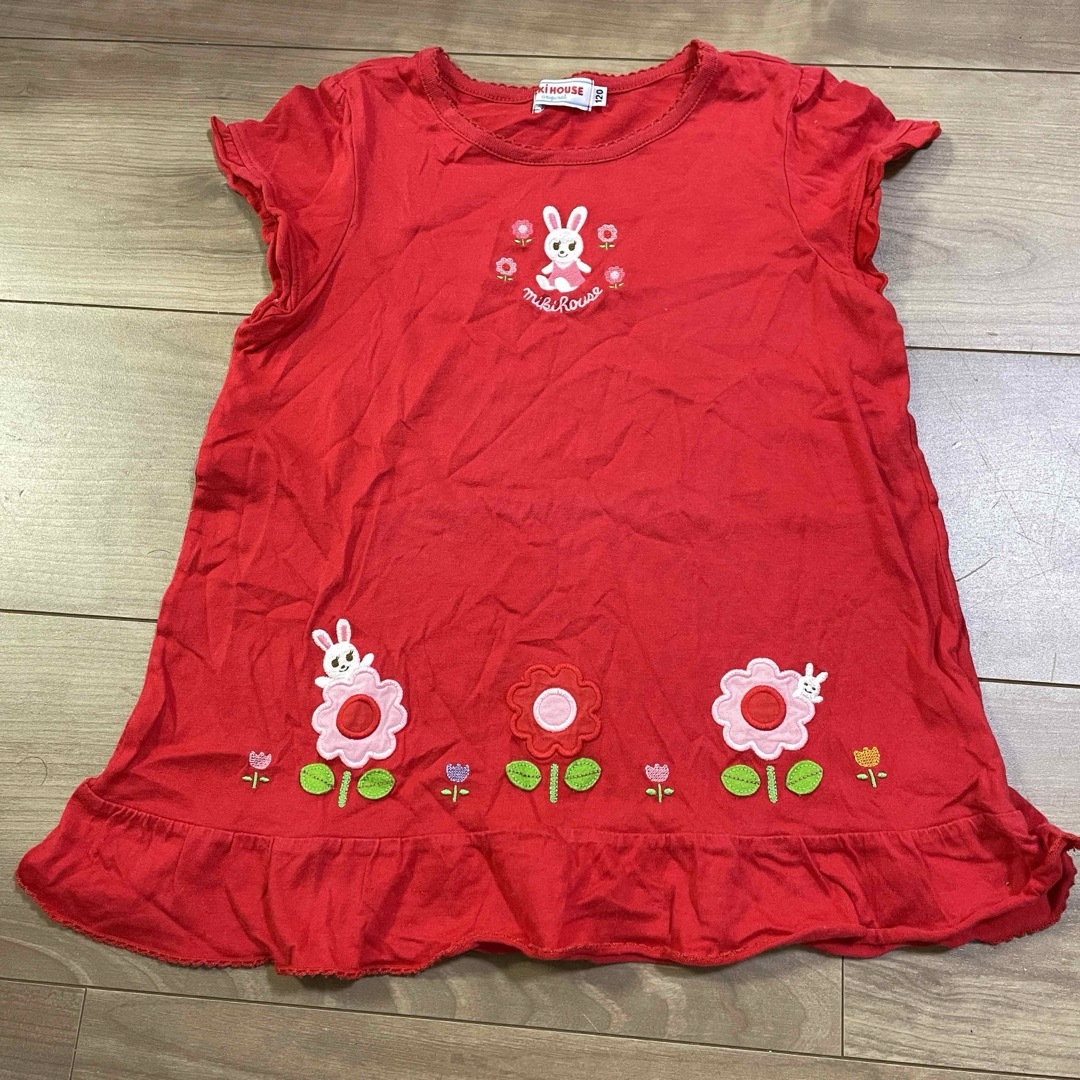 mikihouse(ミキハウス)のミキハウス　半袖Tシャツ　120 キッズ/ベビー/マタニティのキッズ服女の子用(90cm~)(Tシャツ/カットソー)の商品写真