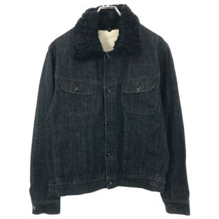 Maison Martin Margiela - Maison Martin Margiela 14 メゾン マルタン マルジェラ 14 13AW ファーカラーデニムトラッカージャケット インディゴ 50 S50AM0182